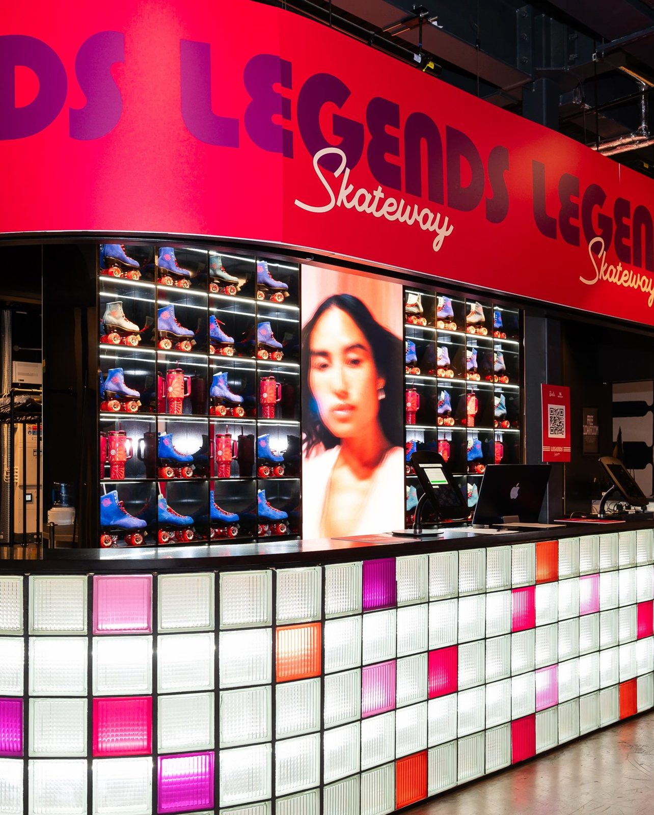 Legends Skateway skate rental counter