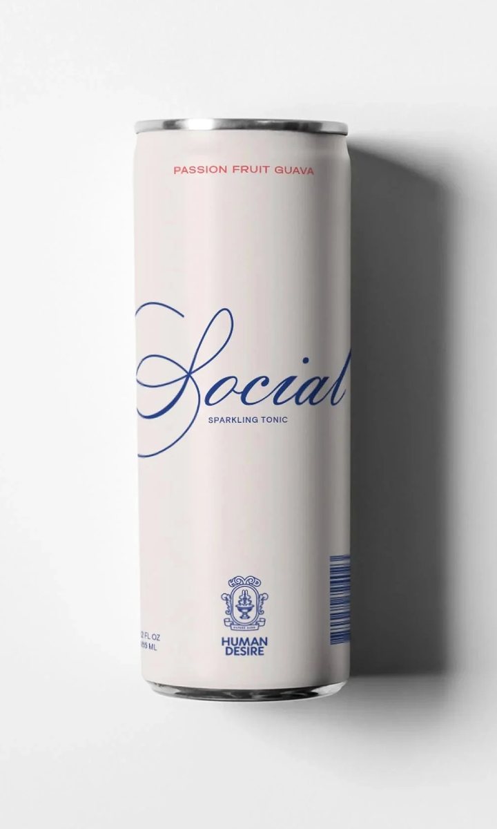 Human Desire Social sparkling tonic can