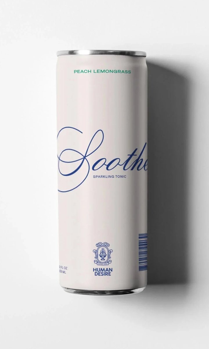 Human Desire Soothe sparkling tonic can